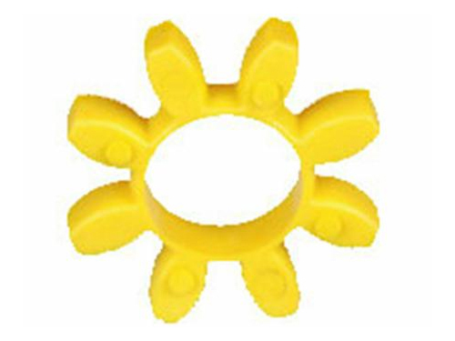 Polyurethane plum-shaped elastic block